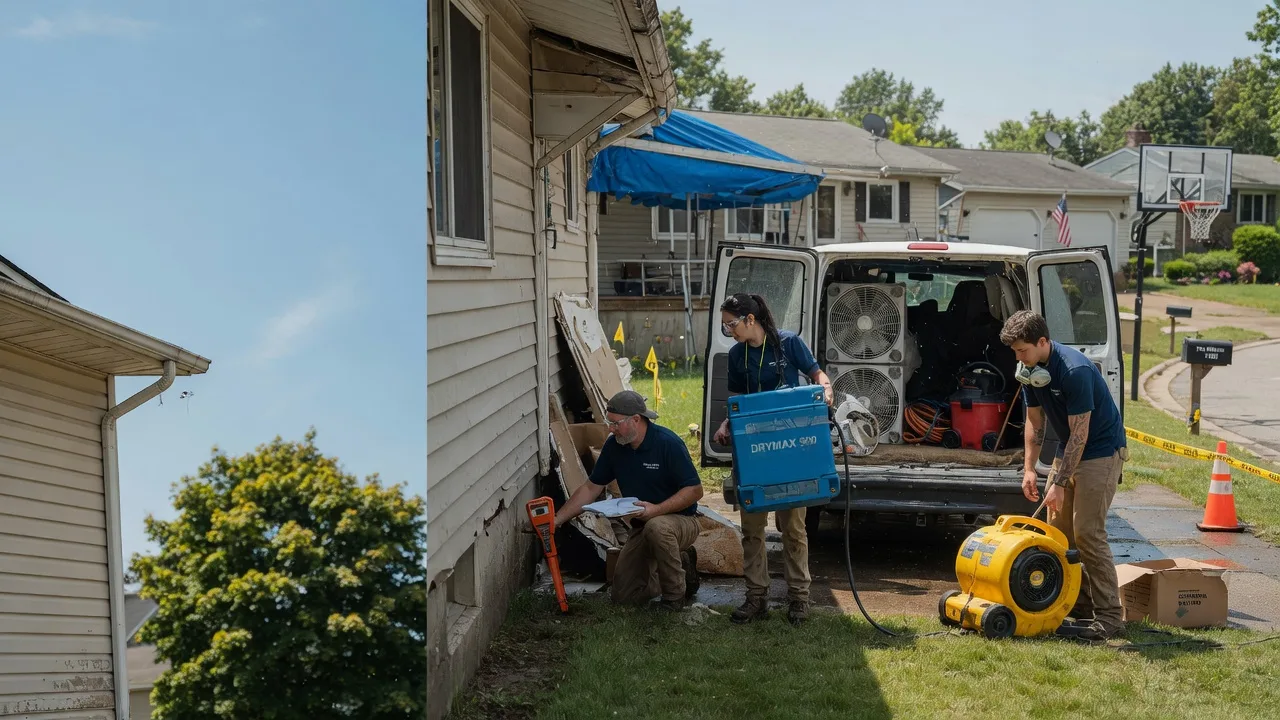 Ceiling Leak Cleanup in Oil City, PA near me